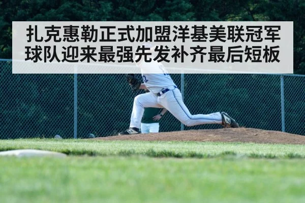 扎克惠勒正式加盟洋基美联冠军球队迎来最强先发补齐最后短板